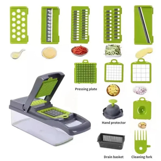 Vegetable Cutter and Slicer Chopper with Steel Blade AK.L003